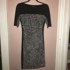 Chaps Black and White Professional Work Dress XS